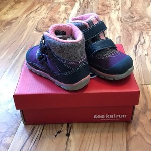 NIB See Kai Run Atlas II Boot Purple Size 6
